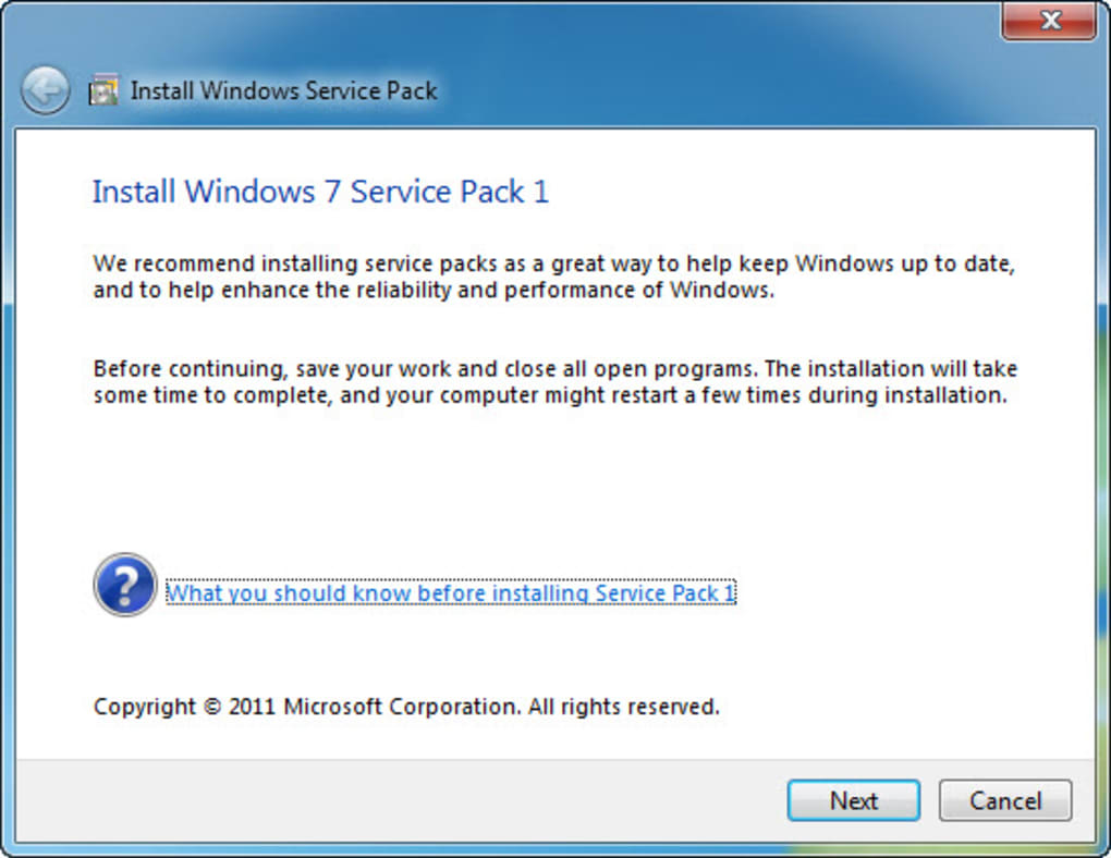Windows 7 Service Pack Download